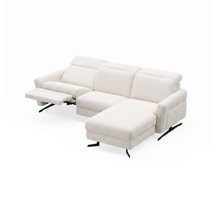 Диван TAMOUR B93-300-160L/VIVA OFFWHITE/BULTEX/03BL/E,R