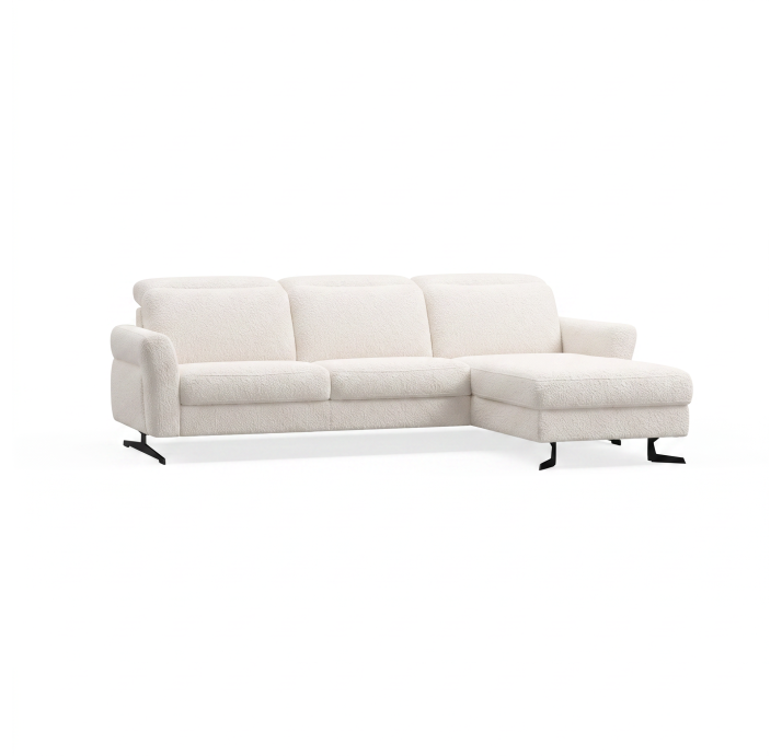 Диван TAMOUR B93-300-160L/VIVA OFFWHITE/BULTEX/03BL/E