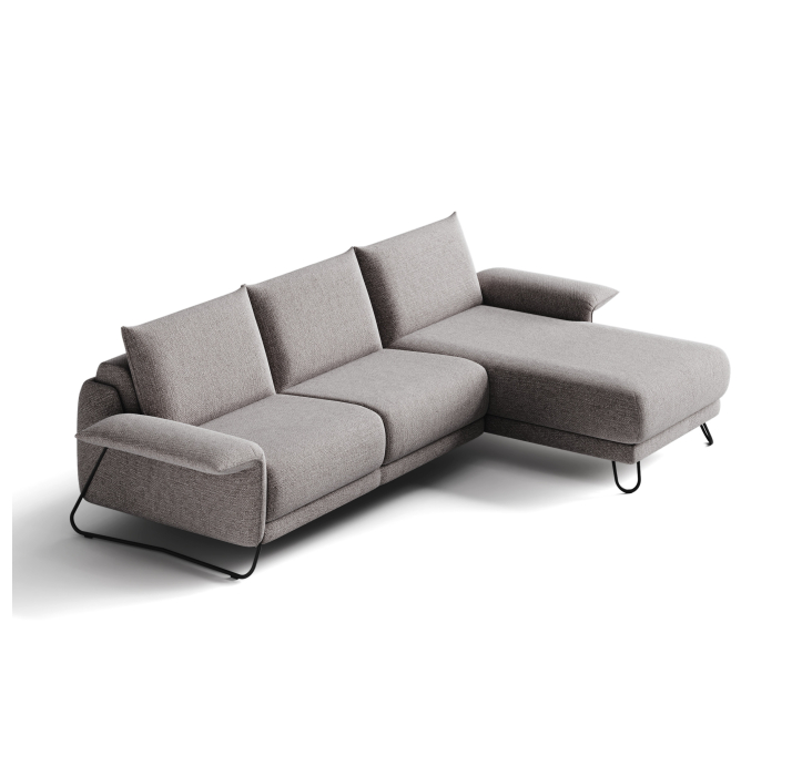 Диван VITIS B98-300-165L/WEMBLEY PERLE/BULTEX/01BL/