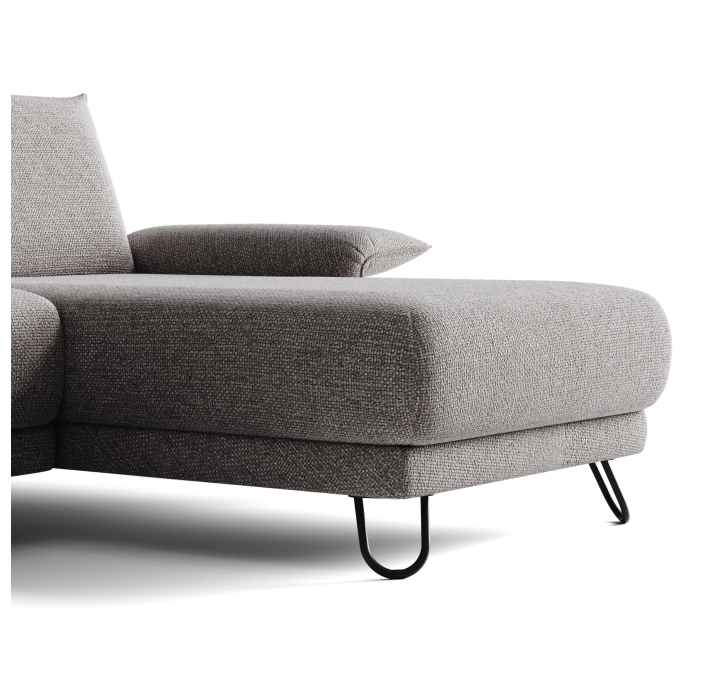 Диван VITIS B98-300-165L/WEMBLEY PERLE/BULTEX/01BL/