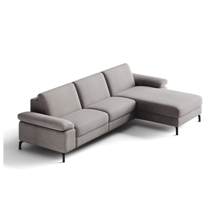 Диван DAVIS B93-300-162L/WEMBLEY PERLE/BULTEX/01BL/