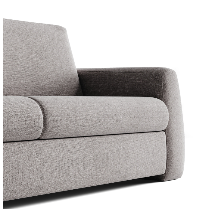 Диван ORIO B99-220-99B/WEMBLEY PERLE/BULTEX/01BL/