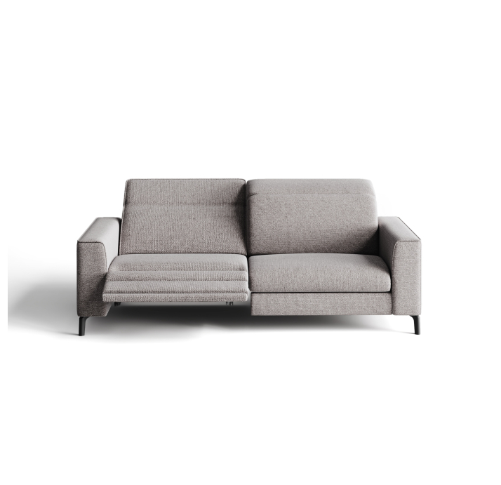 Диван FRATINO B101-220-101B/WEMBLEY PERLE/HR40/01 BLACK/R,E,E