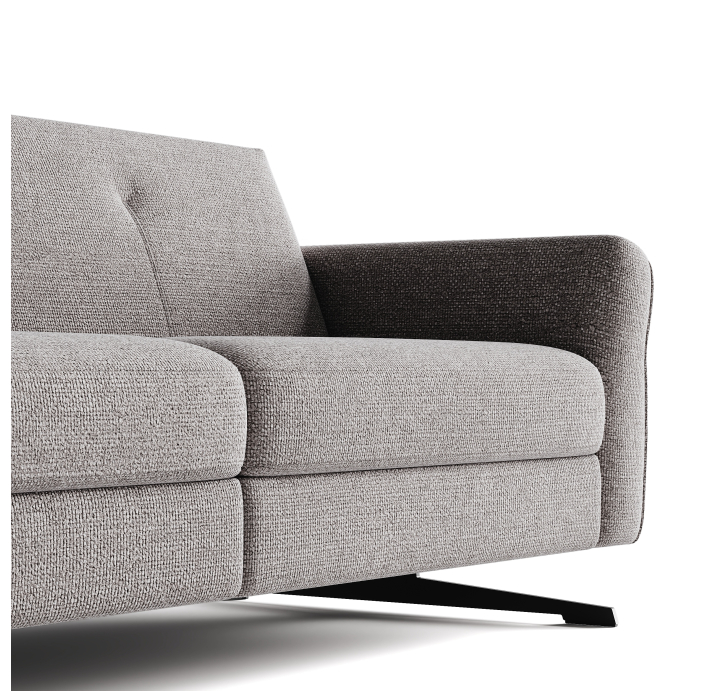 Диван TOFANE B93-280-93B/WEMBLEY PERLE/BULTEX/01BL/