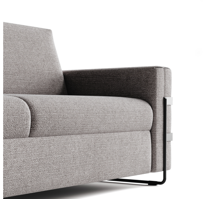 Диван DORADO B99-190-99B/WEMBLEY PERLE/FORMATEX/встроенные/