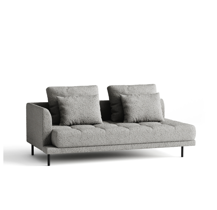 Диван LEMME B102-192-/STELLA Stella Crystal/Утопающий/h 17 металл/