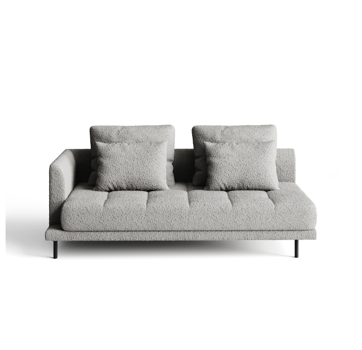 Диван LEMME B102-192-/STELLA Stella Crystal/Утопающий/h 17 металл/