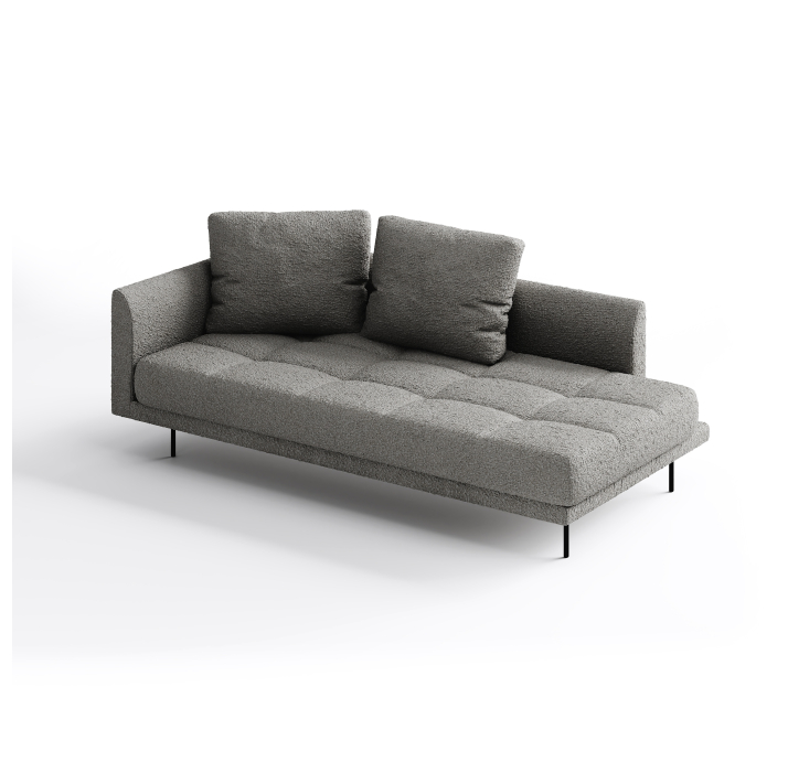 Диван LEMME -102-192/STELLA Stella Crystal/Утопающий/h 17 металл/