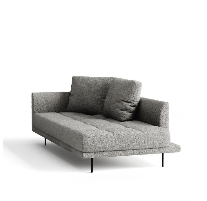 Диван LEMME -102-192/STELLA Stella Crystal/Утопающий/h 17 металл/