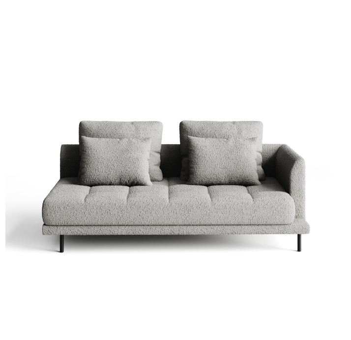 Диван LEMME -192-102B/STELLA Stella Crystal/Утопающий/h 17 металл/