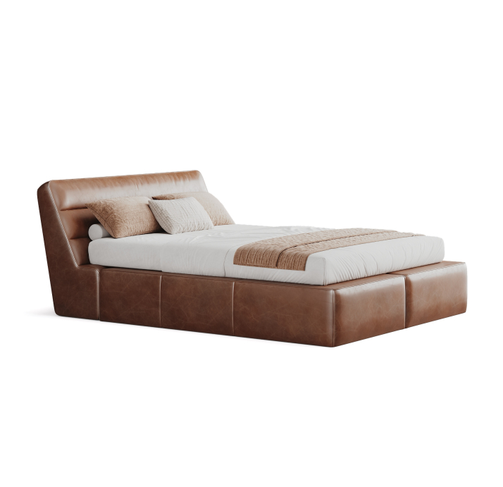 Двуспальная кровать PALERMO BED Toledo Nebia 200X160 