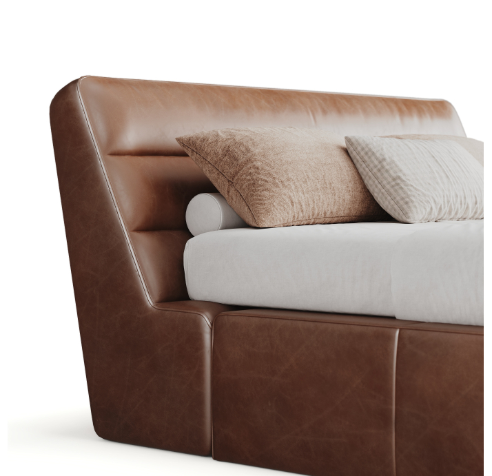 Двуспальная кровать PALERMO BED Toledo Nebia 200X160 