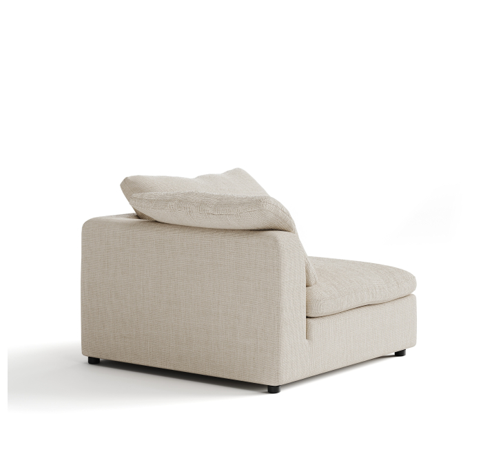 Диван NUAGE B102-102-102/54/45/Renegade Pearl 106/Гусиный пух-перо/встроенные/