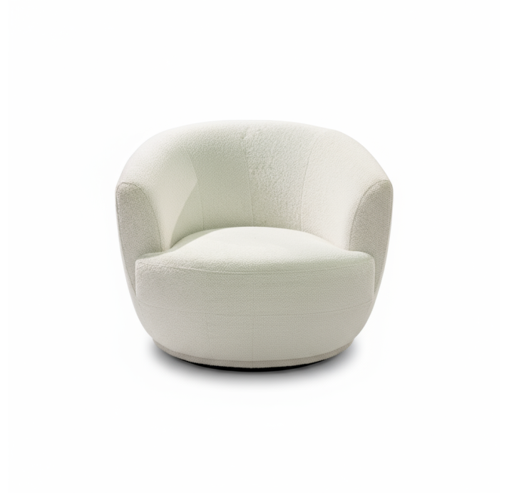 Кресло BONO 80/VIVA OFFWHITE/BULTEX/встроенные/