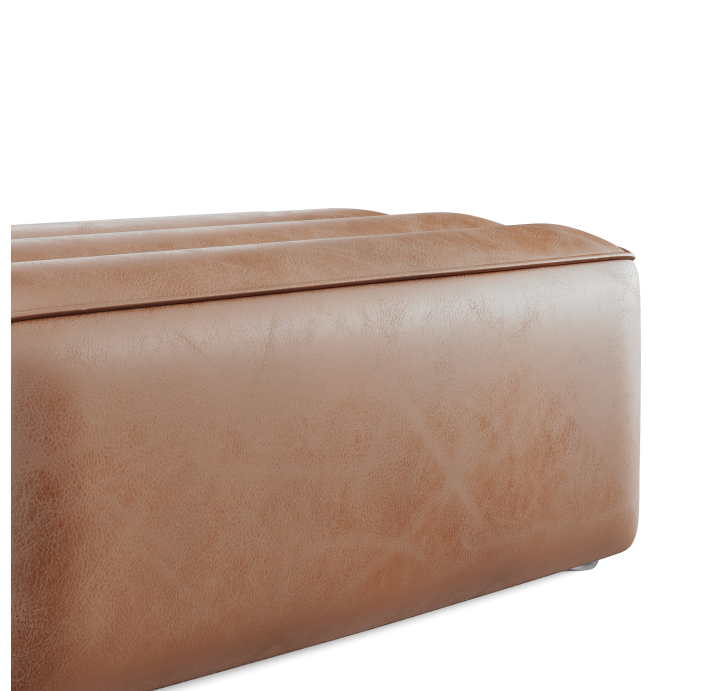 Пуф PALERMO MODULE 92X65X40 см. Supreme Camel (NRM05639)