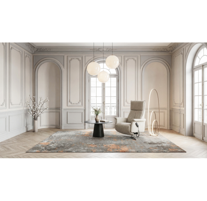 Кресло MELODY B77B/52/RAMIRO NIGHT/01BR BRUSHED/R,E