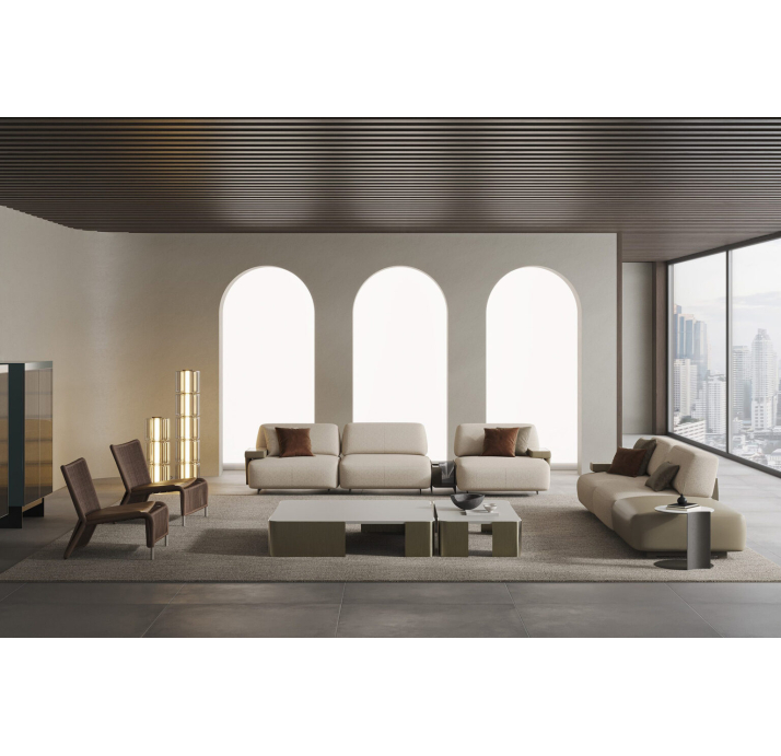 Диван BRESCIA B104-240-104B/MEGASOFT M905//встроенные/