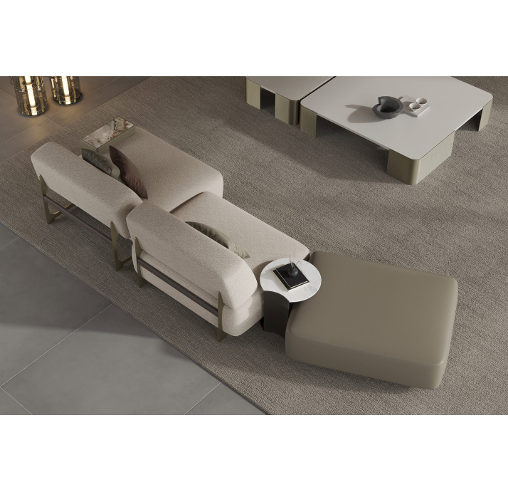 Диван BRESCIA 104-408-104T/MEGASOFT M733//встроенные/