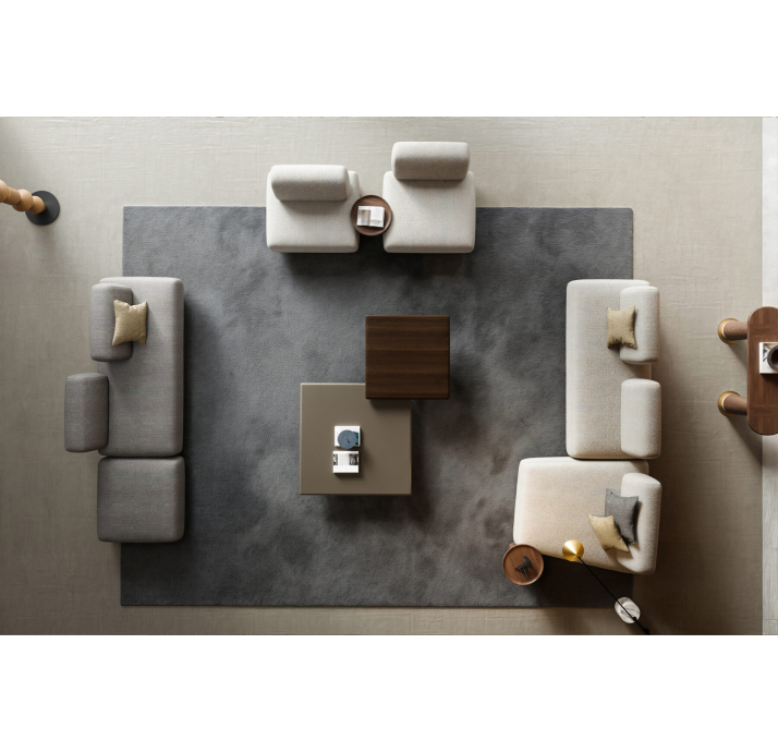 Диван VIDI VICI LINEA 105-215-105T/MEGASOFT M03//встроенные/