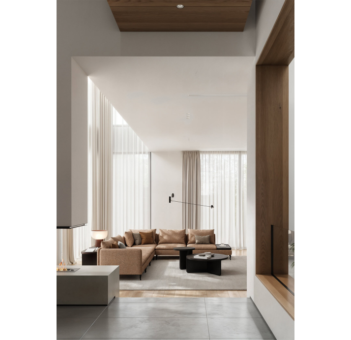 Диван MONZA B100-290-100B/OVER PLAIN 1950-03//встроенные/