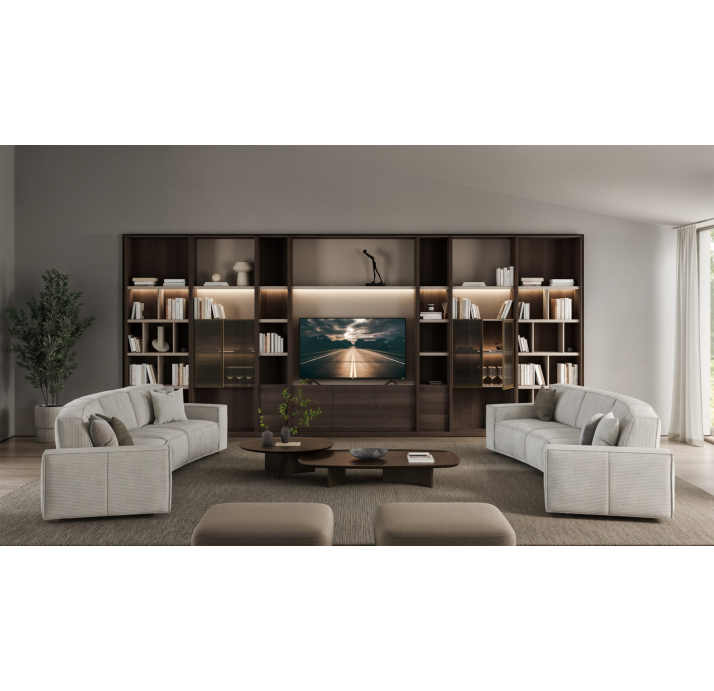 Диван SKYLINE B100-299-160L/PLAINFRY 15497-105//встроенные/