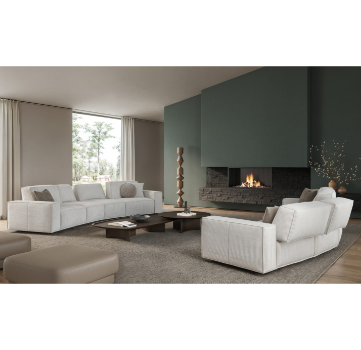 Диван SKYLINE B100-299-160L/PLAINFRY 15497-105//встроенные/