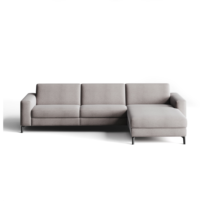 Диван CRISTALLO B100-300-167L/WEMBLEY PERLE/DYNASPRING/01BL/