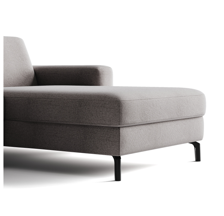 Диван CRISTALLO B100-300-167L/WEMBLEY PERLE/DYNASPRING/01BL/