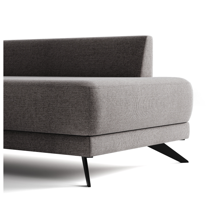 Диван NUBO B100-280-205S/WEMBLEY PERLE/FORMATEX/01BL/