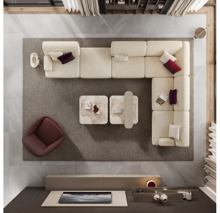 Диван OSSOLA 315-332-107B/MEGASOFT M807//встроенные/