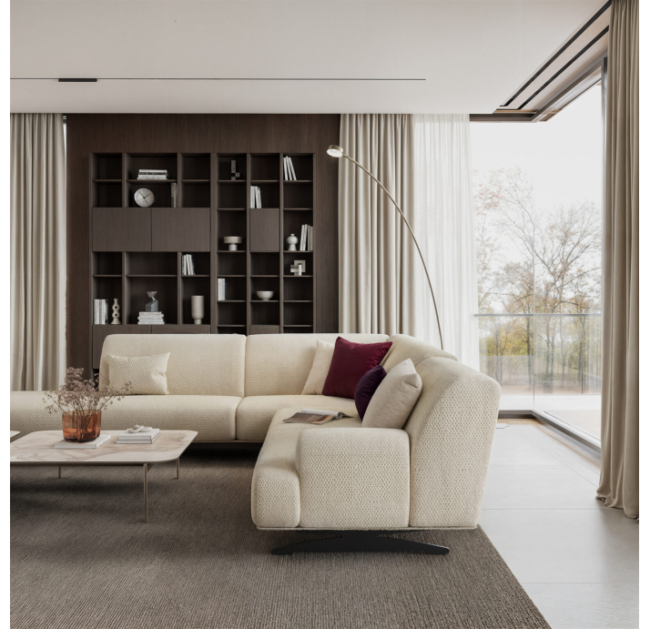 Диван OSSOLA 315-332-107B/MEGASOFT M807//встроенные/