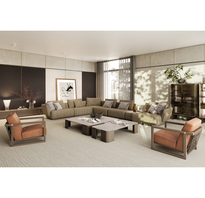 Диван VERITAS L122-374-102B/OVER PLAIN 1100-17//встроенные/