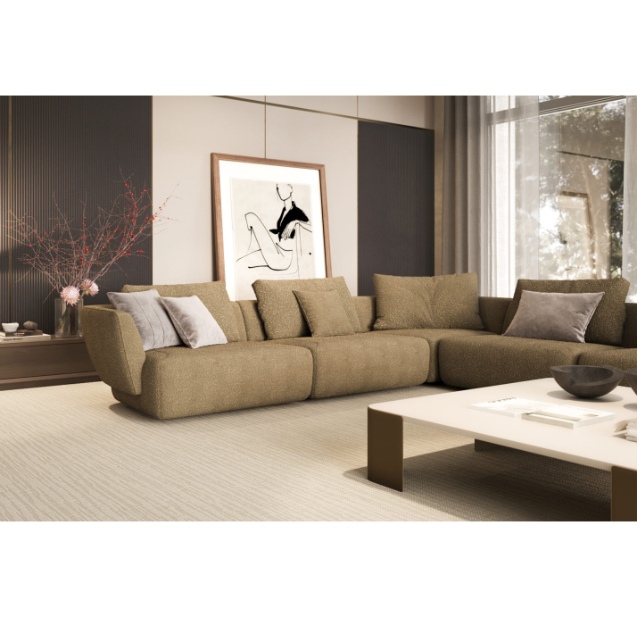 Диван VERITAS L122-374-102B/OVER PLAIN 1100-17//встроенные/