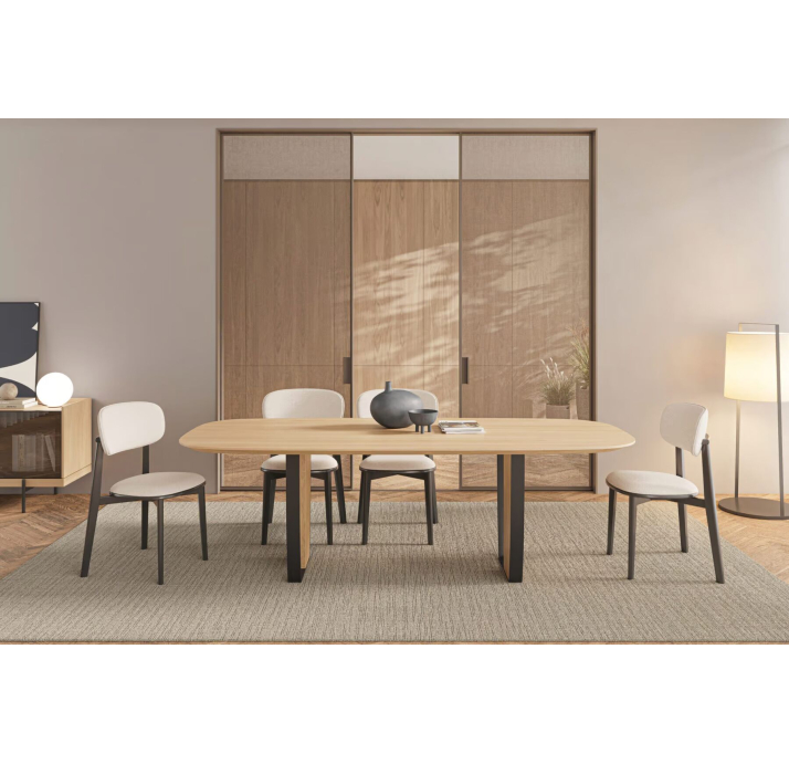 Стул интерьерный GENOVA CHAIR HOPPI G 22297-22  Черный (NRM05773)