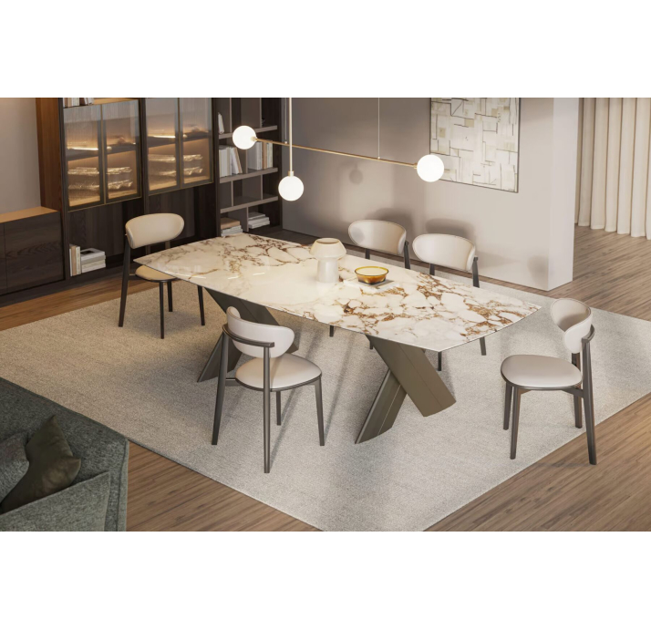 Стул интерьерный GENOVA CHAIR HOPPI G 22297-22  Черный (NRM05773)