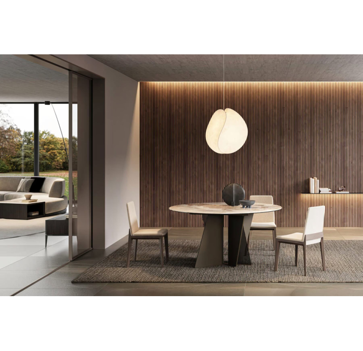 Стул интерьерный LIME CHAIR MEGASOFT M905  AMERICAN WALNUT (NRM05764)