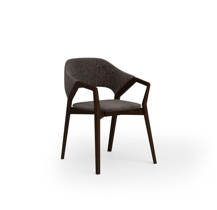 Стул интерьерный KEN CHAIR HOPPI G 22297-04  AMERICAN WALNUT (NRM05776)