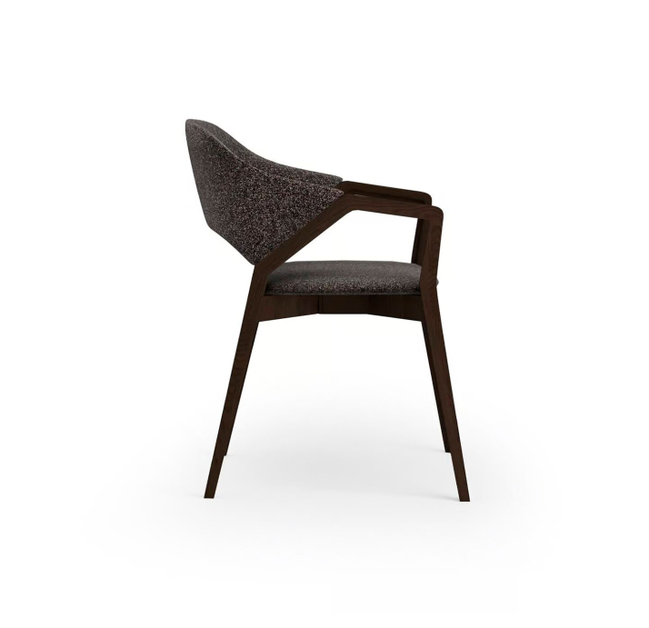 Стул интерьерный KEN CHAIR HOPPI G 22297-04  AMERICAN WALNUT (NRM05776)