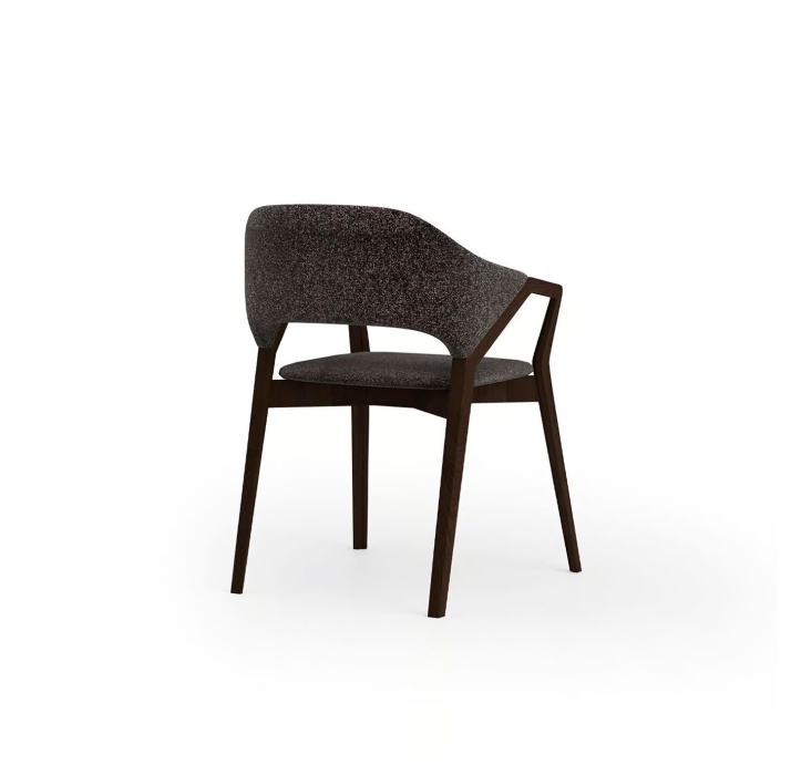 Стул интерьерный KEN CHAIR HOPPI G 22297-04  AMERICAN WALNUT (NRM05776)