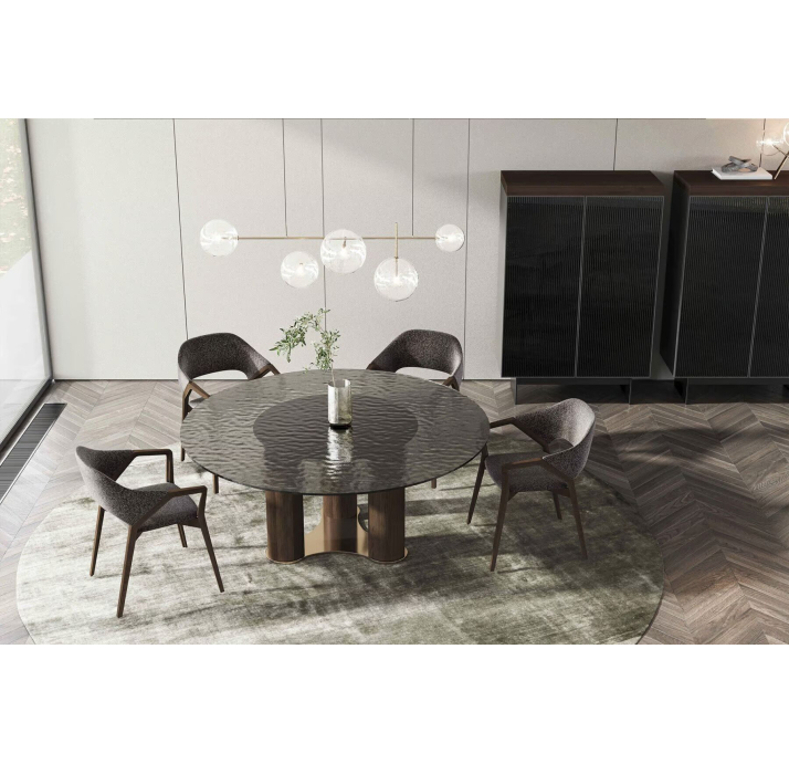 Стул интерьерный KEN CHAIR MEGASOFT M905  AMERICAN WALNUT (NRM05775)