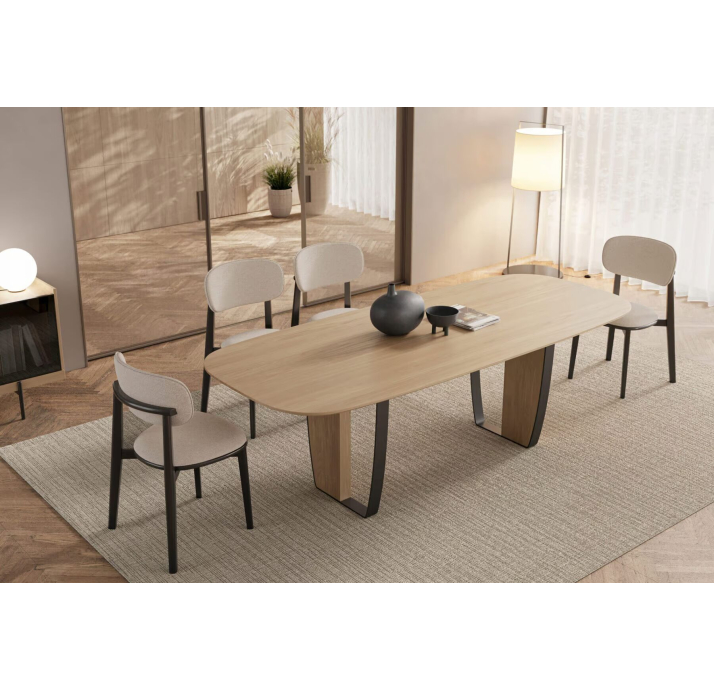 Стул интерьерный GENOVA CHAIR MIURA 921  Черный (NRM05772)