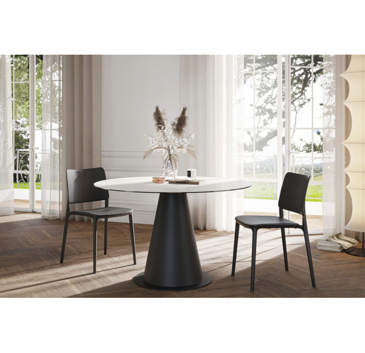 Стул интерьерный JOY CHAIR POLYPROPYLENE BLACK  Черный (NRM05787)