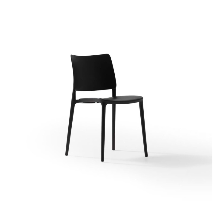 Стул интерьерный JOY CHAIR POLYPROPYLENE BLACK  Черный (NRM05787)