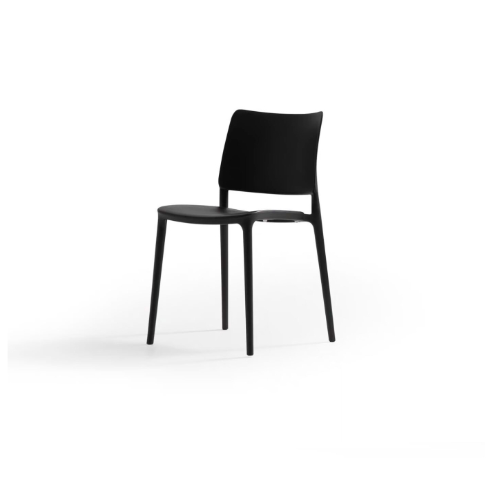 Стул интерьерный JOY CHAIR POLYPROPYLENE BLACK  Черный (NRM05787)
