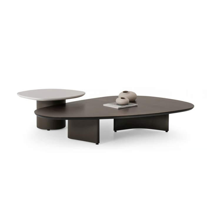 Стол журнальный LAVA COFFEE TABLE EMPT AMERICAN WALNUT  160X105X26 СМ. (NRM05788)