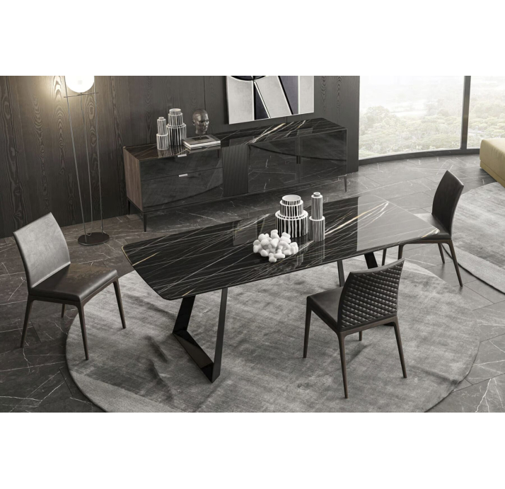 Стул интерьерный MESSINA CHAIR MASSA 900  Черный (NRM05786)