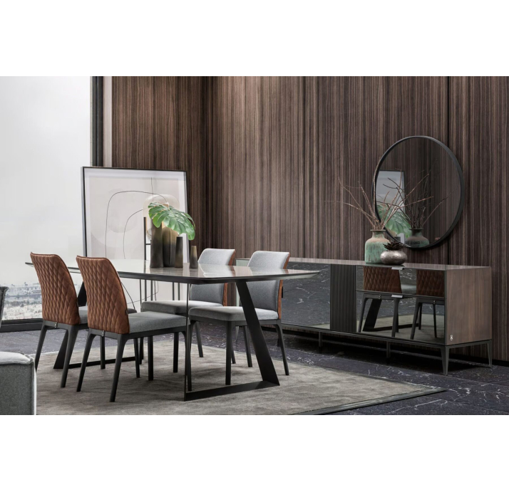 Стул интерьерный MESSINA CHAIR MASSA 900  Черный (NRM05786)