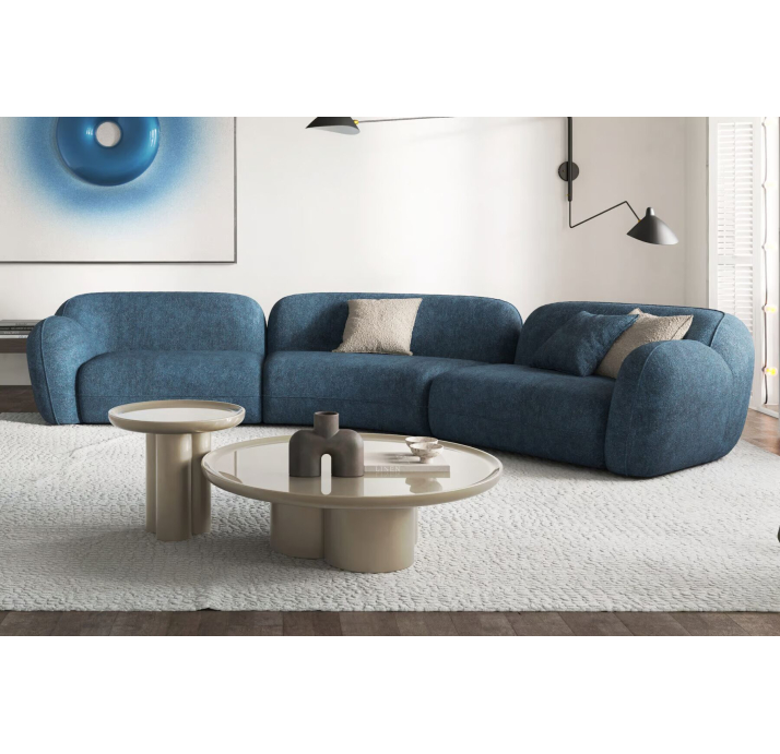 Стол журнальный TRIDENTE COFFEE TABLE BEIGE BEIGE  103X103X31 СМ. (NRM05792)