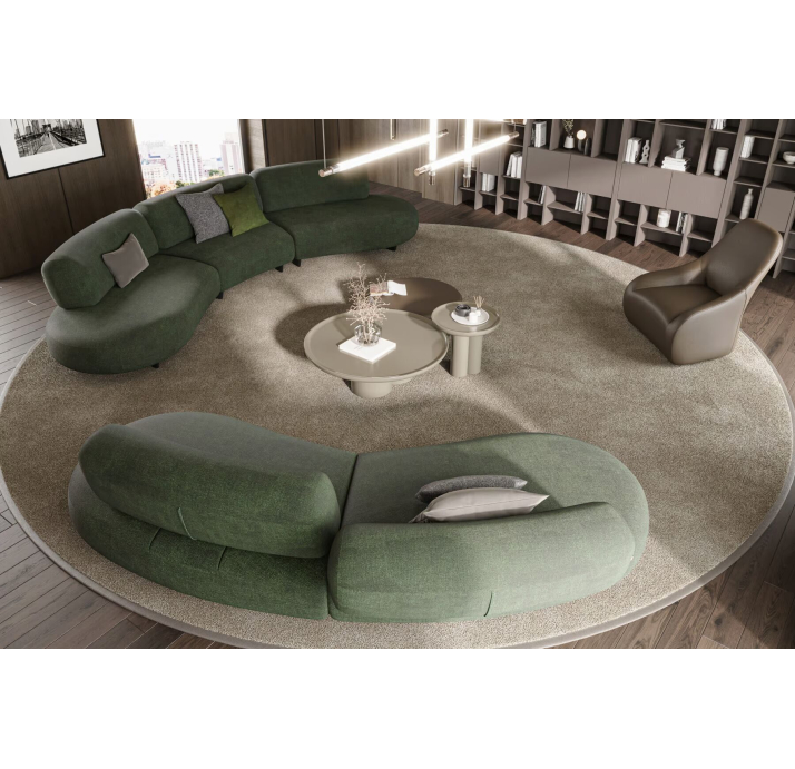 Стол журнальный TRIDENTE COFFEE TABLE BEIGE BEIGE  103X103X31 СМ. (NRM05792)