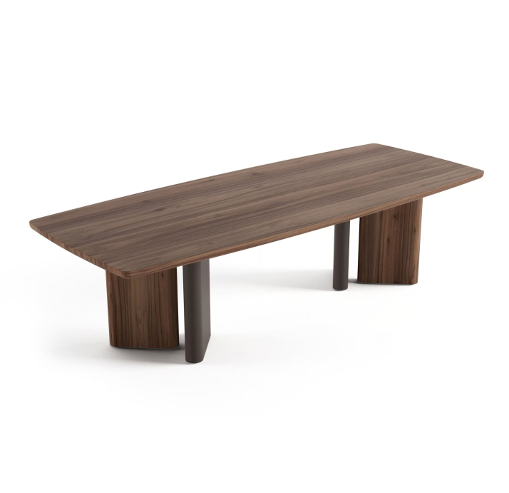 Стол обеденный AGATE DINING TABLE BROWN AMERICAN WALNUT  275X103X75 СМ. (NRM05798)